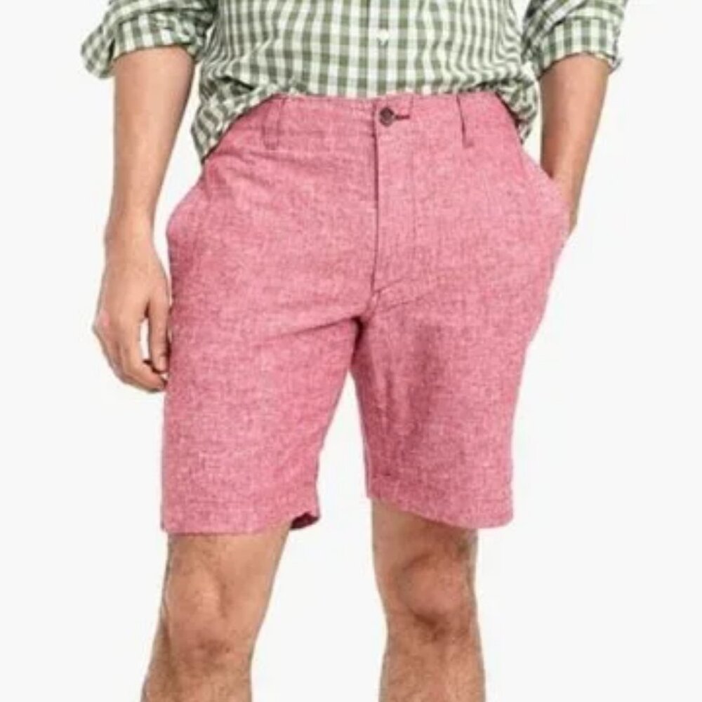 J. Crew 9" Gramercy LINEN blend Shorts